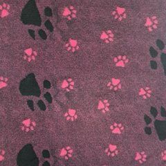 Килимок для собак Vetbed Small Paws малиновий, 80х100 см