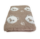 Килимок для собак Vetbed Mink Teddy Bear Pattern, 80х100 см