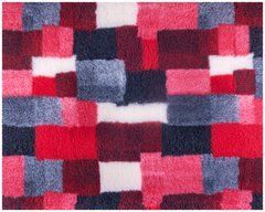 Килимок VetBed "Patchwork" червоний, 80х100 см