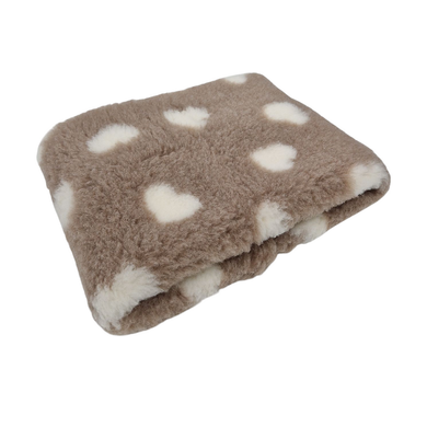 Килимок для собак Vetbed Mink with Magnolia Hearts, 80х100 см